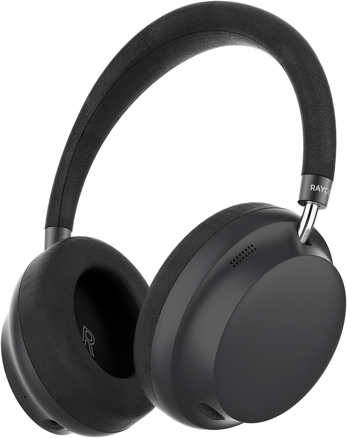 Essential Headphones - Wireless Bluetooth Over Ear Headphones, with Active Noise Cancelling, 5 Built in Microphones, IPX4 Water-Resistant & 50 Hours Battery Life (Black)