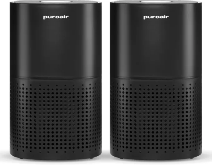 240 HEPA Air Purifiers for Home Large Rooms - Covers Up To 1,000 Sq Ft - Filters Up To 99.9% of Pollutants, Smoke, Pollen, Dust - Quiet HEPA Air Filter - Air Purifiers for Bedroom (2 Pack) PuroAir 240 (2 Pack)