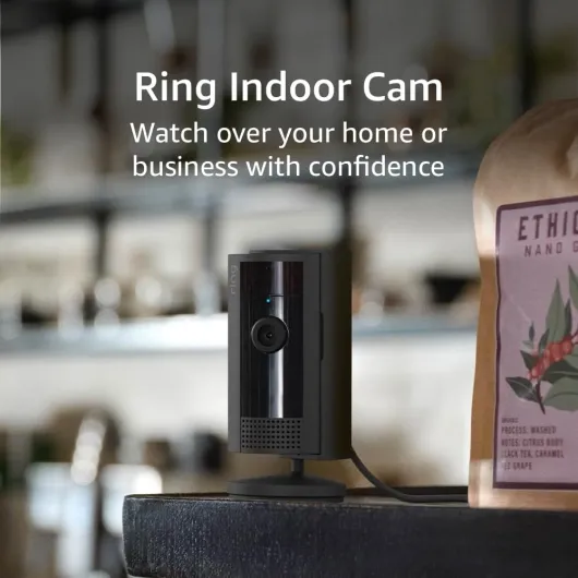 Indoor Cam, Home or business security in 1080p HD video, Black Black 1 Camera
