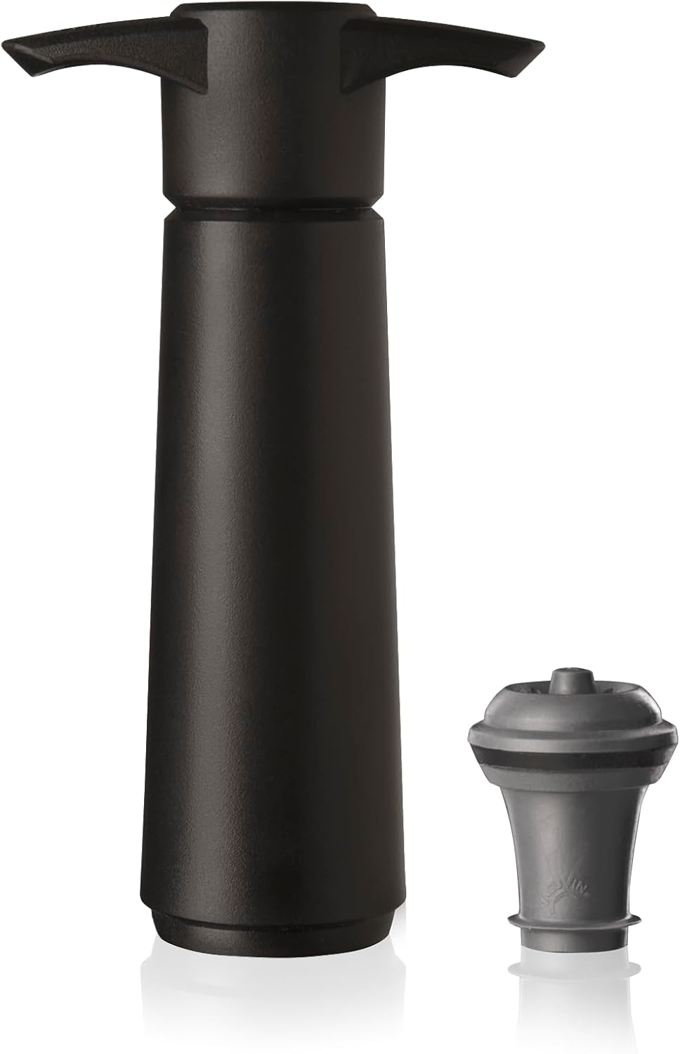 Original Wine Saver with 1 Vacuum Bottle Stoppers – Black Wine Preserver Pump for Red or White Wine – Manual Air Remover System – Airtight Seal – Keep Wine Fresh Longer Black 1 Stopper