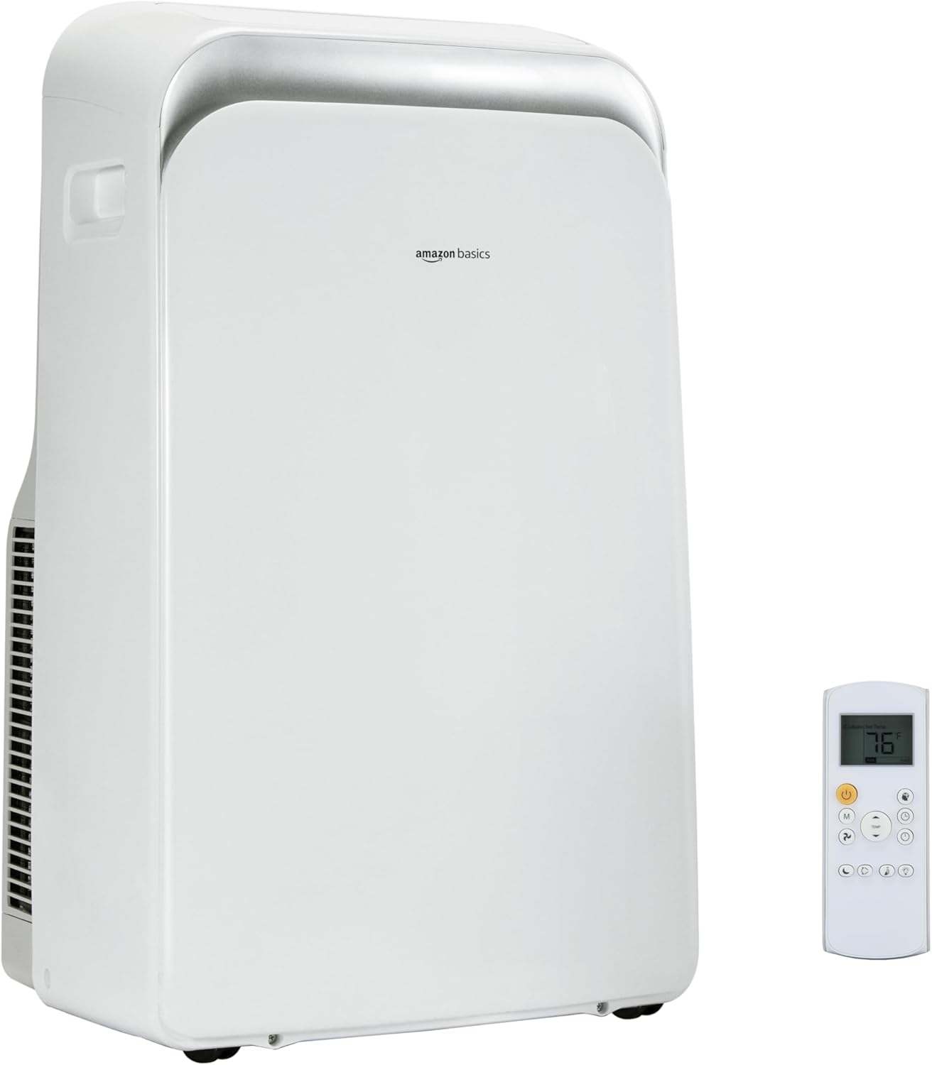 4-In-1 Portable Air Conditioner, 13500 BTU (ASHRAE), Cools Up to 550 Sqf, Portable AC with Cool/Heat/Dry (Dehumidifier)/Fan-Only Functions, Auto Mode, Sleep Mode, Timer, White 13500 BTU With Heat Pump