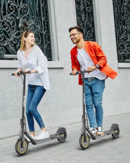 8.5''/10'' Electric Scooter, 350W/500W Motor, Top Speed 19/22 mph, Max 28/23/16Miles Ranges, Foldable E Scooter for Adults 8.5"-15Miles-Yellow-19Mph