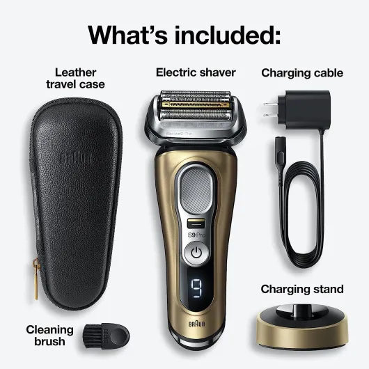 Series 9 Pro 9419s Electric Shaver for Men, Wet & Dry Razor, Shaving Kit with 4+1 Head with ProLift Trimmer 9419s Shaver