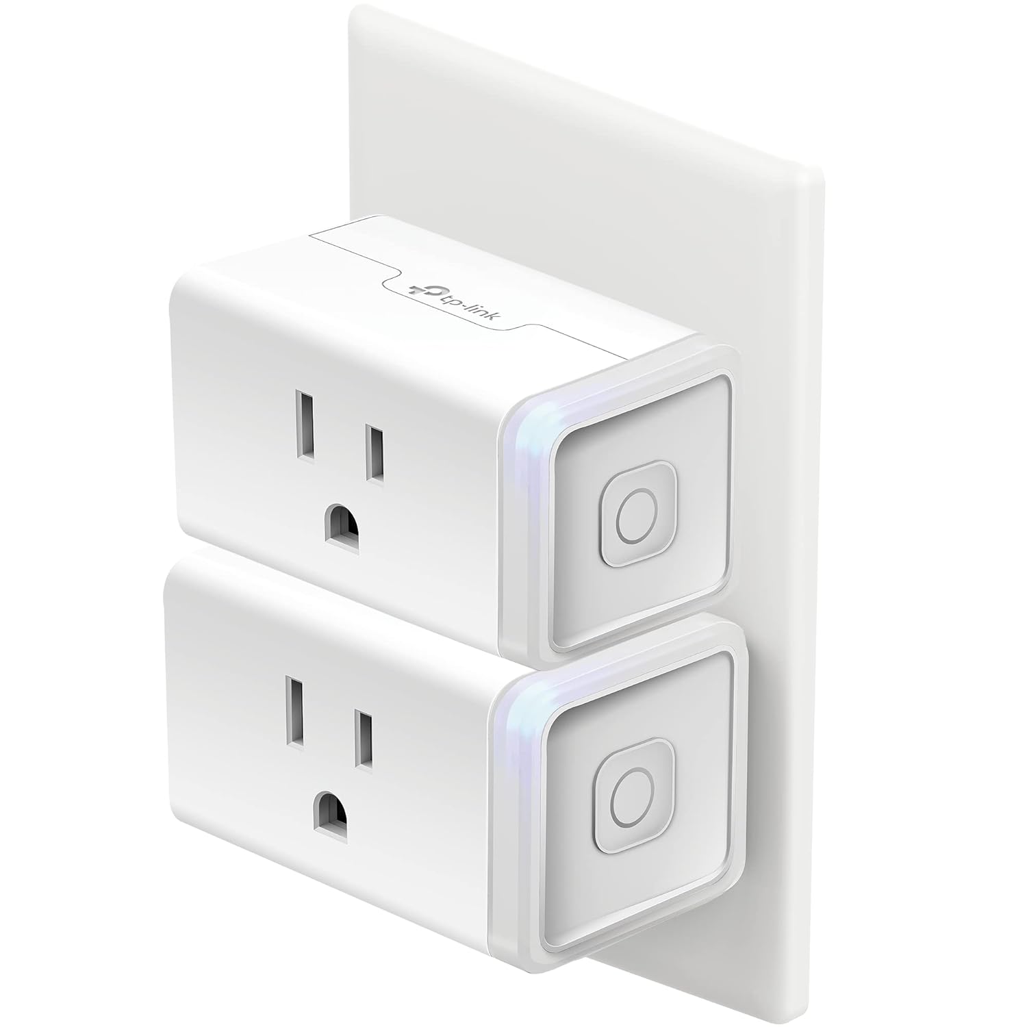 Plug HS103P2, Smart Home Wi-Fi Outlet Works with Alexa, Echo, Google Home & IFTTT, No Hub Required, Remote Control,15 Amp,UL Certified, (Pack of 2) White Smart plug 2-Pack