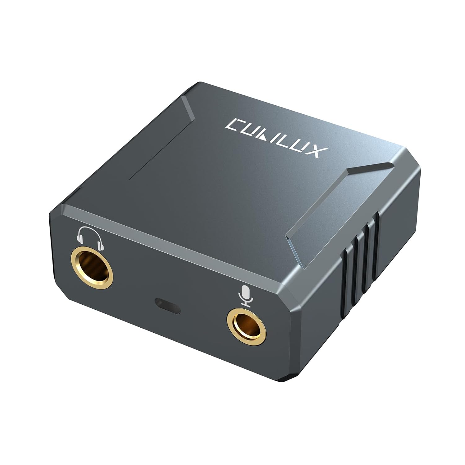 HC-4 USB to 4.4mm DAC Headphone Amp, 384KHz/32-bit Hi-Res Portable Balanced DAC with Pentaconn Output & 3.5mm MIC Jack, HiFi Audio Dongle for PC, Laptop, Phone, IEMs & Gaming