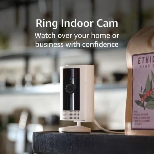 Indoor Cam, Home or business security in 1080p HD video, White White 1 Camera