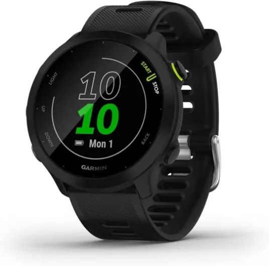 Forerunner 55, GPS Running Watch with Daily Suggested Workouts, Up to 2 Weeks of Battery Life, Black - 010-02562-00 Black Watch