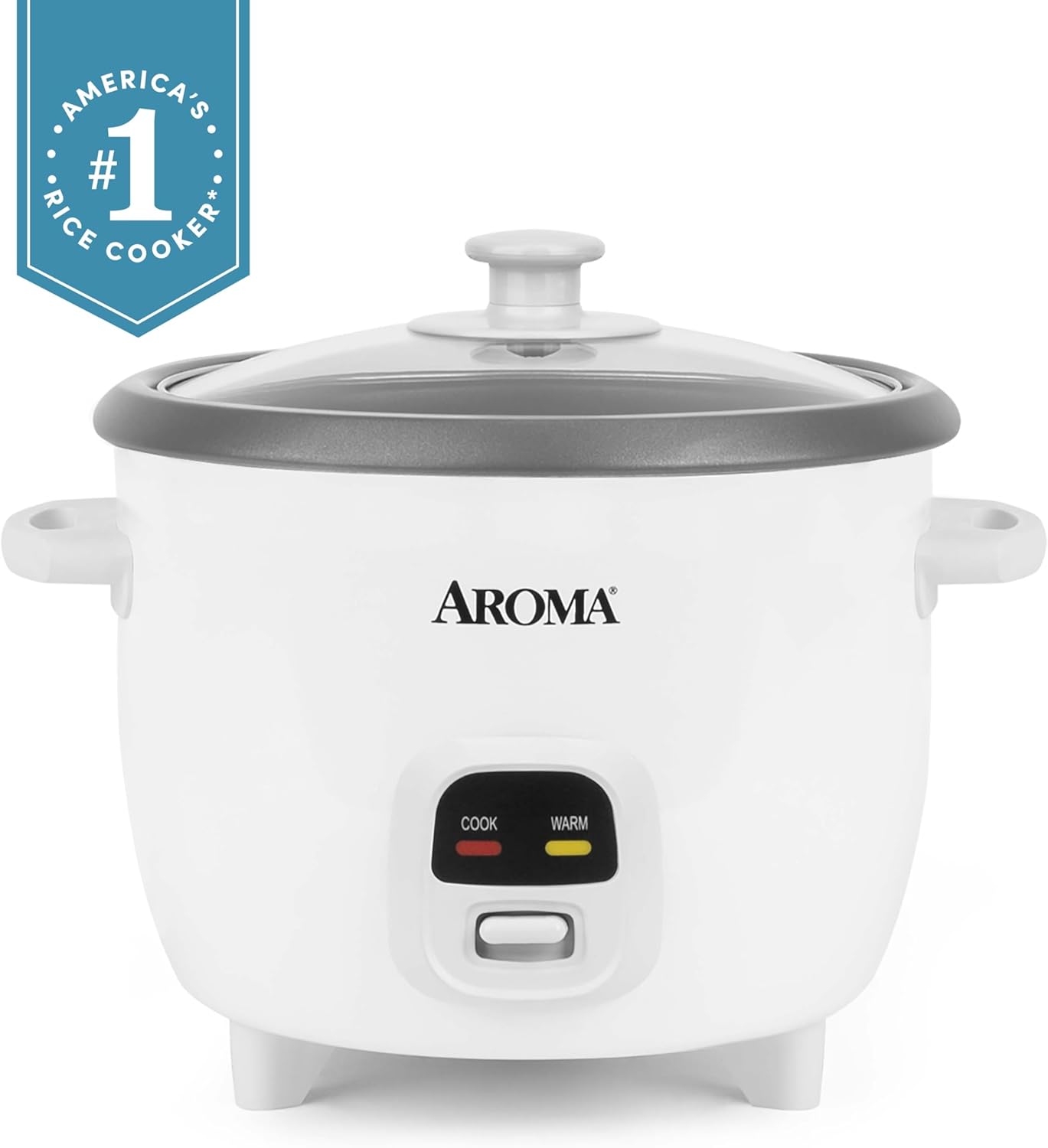 Rice Cooker, 3-Cup (Uncooked) / 6-Cup (Cooked), Small Rice Cooker, Oatmeal Cooker, Soup Maker, Auto Keep Warm, 1.5 Qt, White, ARC-393NG White 1.5Qt (3-Cup Uncooked / 6-Cup Cooked)