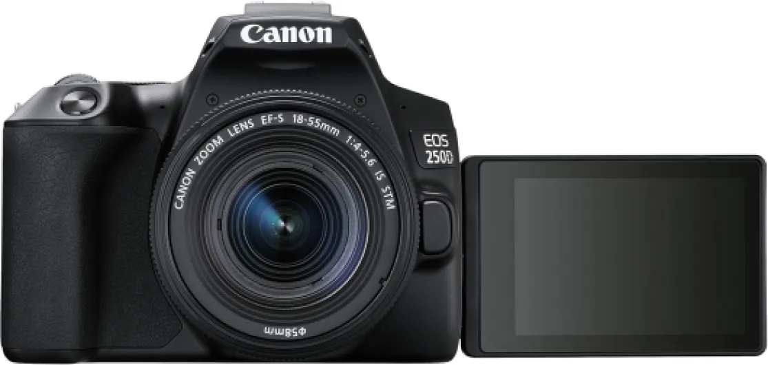 EOS 250D + Canon EF-s 18-55mm f/4-5.6 IS STM Lens - Black Body with 18-55 mm f/4-5.6 IS STM