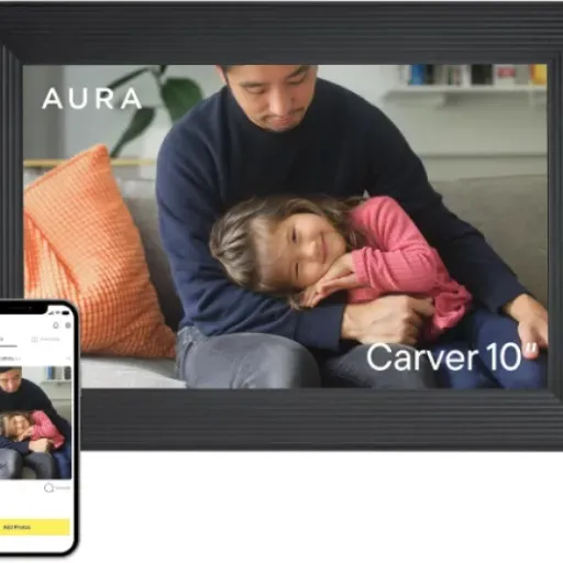 Aura Carver HD WiFi Digital Picture Frame Review: Simple, Reliable, and Family-Friendly