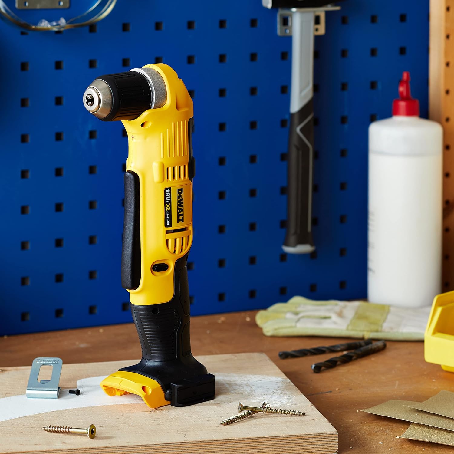 18V XR Right Angle Drill with Bit Holder and Belt Hook, DCD740N-XJ Single