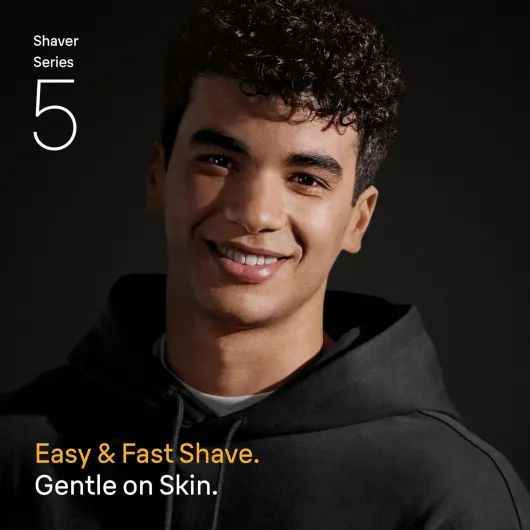 Series 5 Electric Shaver, Up to 50 min, Cordless, Wet & Dry Razor for Men, 100 Percent Waterproof, 52-N1000SI, Black NEW Electric Shaver 52-N1000SI