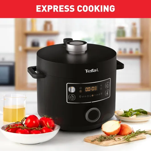 CY7548 Turbo Cuisine Multicooker - Electric Pressure Cooker - 5 Litre Capacity - 10 Cooking Programs - Patented Kitchen Bowl - Easy to Use - Recipe Book - Black Kitchen Multicooker - 5 l