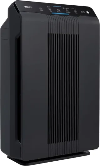 5500-2 Air Purifier for Home Bedroom, CADR 390m³/h, 99m², Carbon & HEPA Filters Pollen Allergies Dust Smoke Odors, Air Cleaner Smart Sensor, Sleep Auto Mode Dark Grey