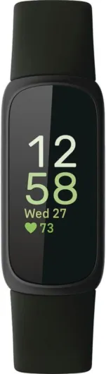 Inspire 3 Health &-Fitness-Tracker with Stress Management, Workout Intensity, Sleep Tracking, 24/7 Heart Rate and more, Midnight Zen/Black One Size (S & L Bands Included) Black/Midnight Zen