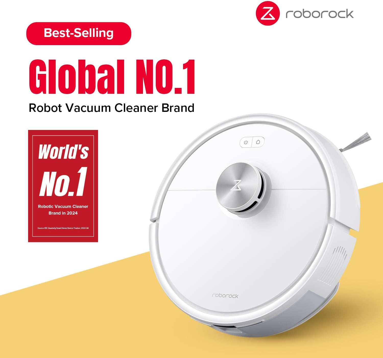 Q7 M5 Robot Vacuum,10,000Pa HyperForce Suction, Dual Anti-Tangle System, PreciSense LiDAR Navigation, APP-Controlled Mopping, Robot Vacuum and Mop, Ideal for Pet Hair, White Q7 M5 White