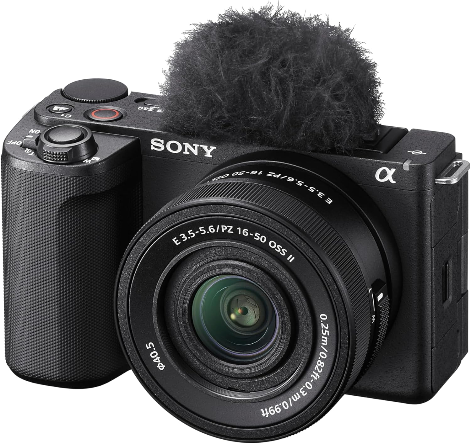 Sony ZV-E10 II - Appareil Hybride à objectifs interchangeables APS-C avec 16-50 mm f/3.5-5.6 (Vidéo 4K60p 4:2:2 10 Bits, 26 MP, Stab - Digitale, Eye AF en Temps réel) Seul ZV-E10 II + 16-50mm