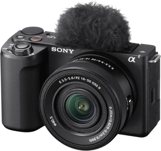 Sony ZV-E10 II - Appareil Hybride à objectifs interchangeables APS-C avec 16-50 mm f/3.5-5.6 (Vidéo 4K60p 4:2:2 10 Bits, 26 MP, Stab - Digitale, Eye AF en Temps réel) Seul ZV-E10 II + 16-50mm