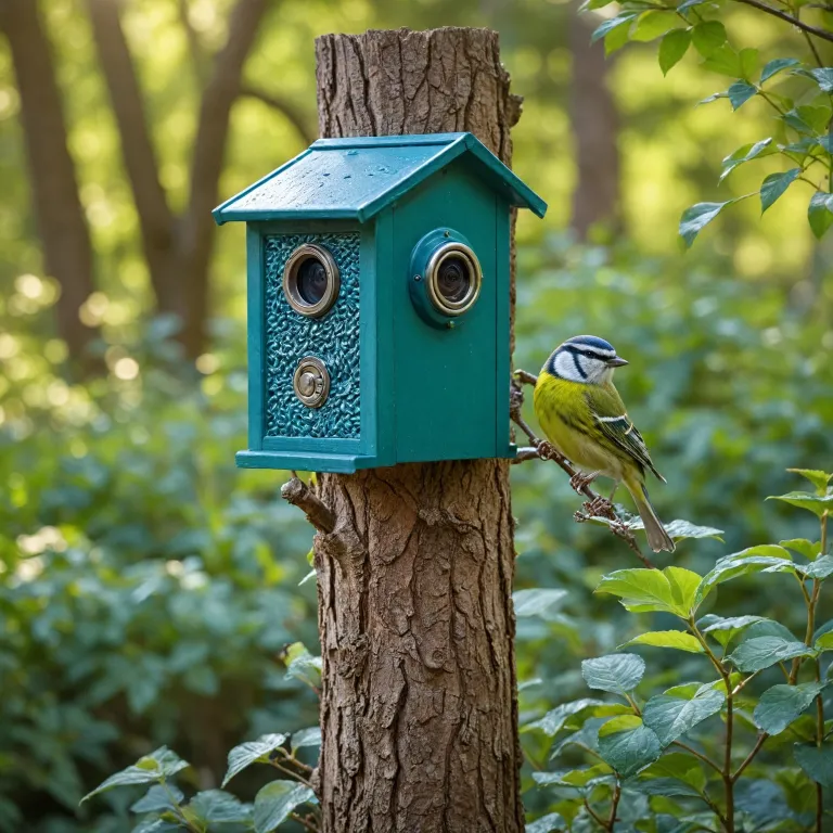 How a wildlife camera in green transforms bird watching in your garden