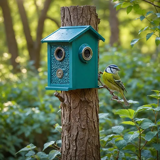 How a wildlife camera in green transforms bird watching in your garden