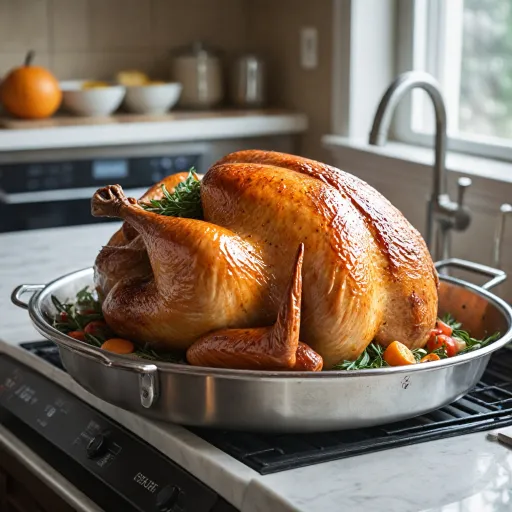 How to use a meat thermometer correctly when cooking a turkey