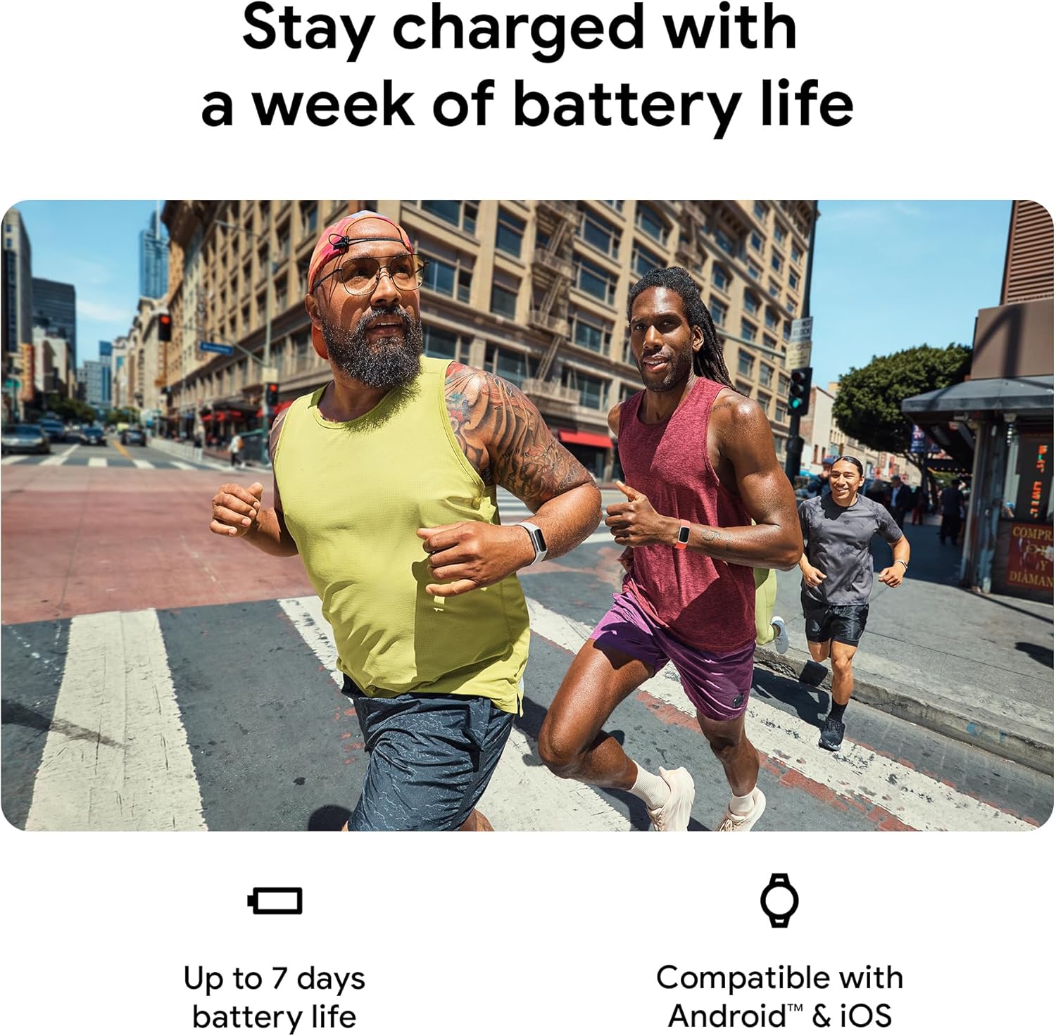 Google Fitbit Charge 6 Activity Tracker with 6-months Premium Membership Included, 7 days battery life and Google Wallet and Google Maps, Porcelain / Silver Aluminium