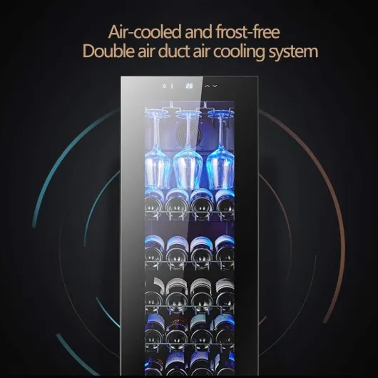 Dual Zone Wine Cooler with Digital Temperature Control for Built-in or Freestanding Use