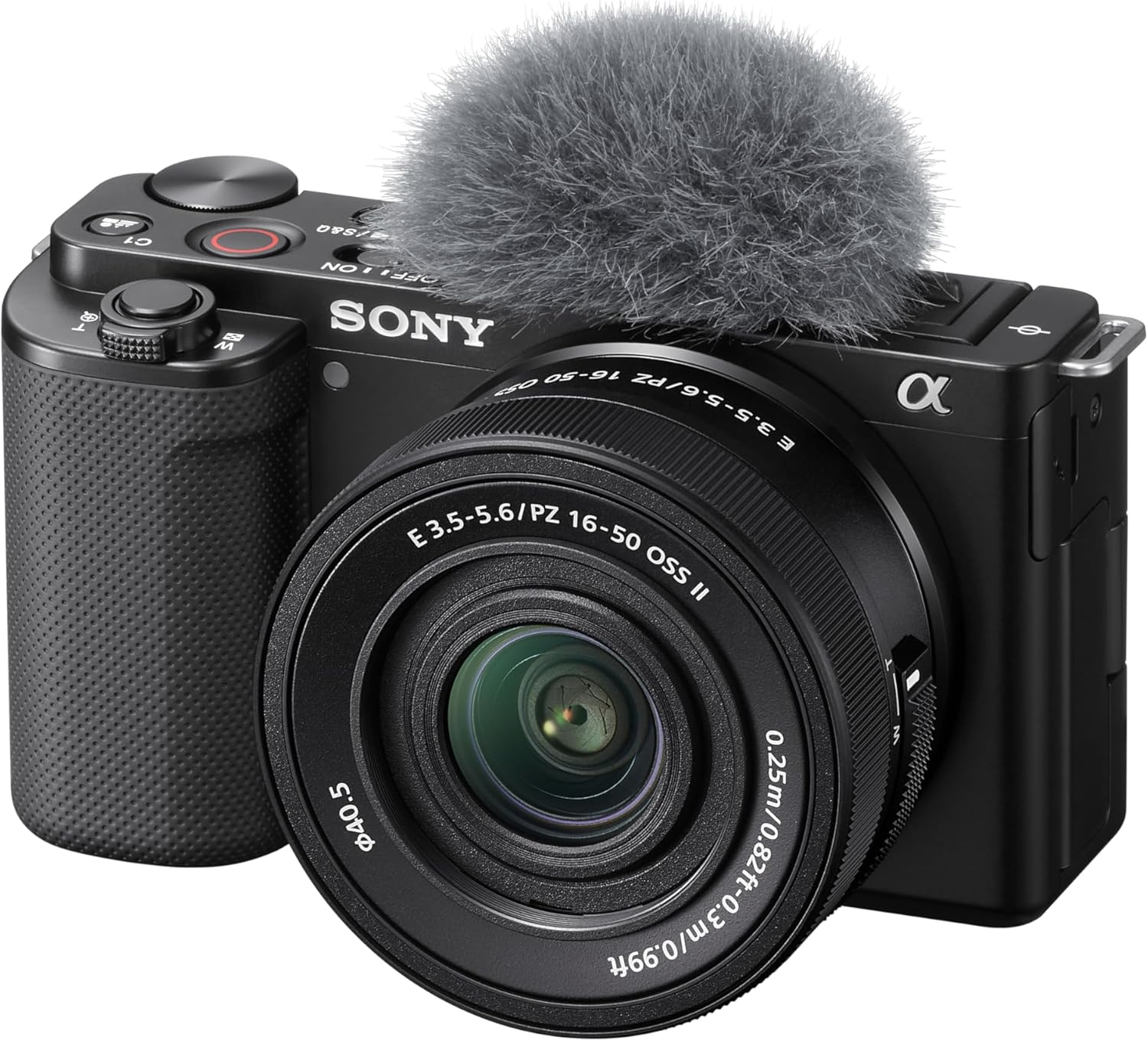 Sony ZV-E10K Appareil Photo Hybride (APS-C) avec Objectif Power Zoom 16-50 mm f/3,5-5,6 II – écran orientable et inclinable, autofocus Eye AF en Temps réel, idéal pour Vloggers et débutants ZV-E10 + 16-50mm II Seul