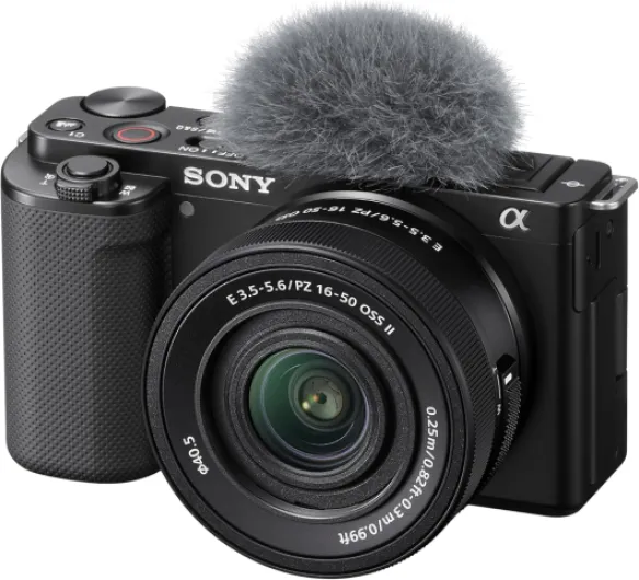 Sony ZV-E10K Appareil Photo Hybride (APS-C) avec Objectif Power Zoom 16-50 mm f/3,5-5,6 II – écran orientable et inclinable, autofocus Eye AF en Temps réel, idéal pour Vloggers et débutants ZV-E10 + 16-50mm II Seul
