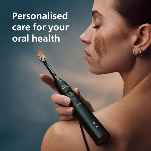 Sonicare DiamondClean Prestige 9900 - Sonic Electric Toothbrush with 1x A3 Premium All-in-One Brush Head and Charging Case in Midnight Blue (Model HX9992/12) Sonicare 9900, Midnight Blue, 1 Brush Head