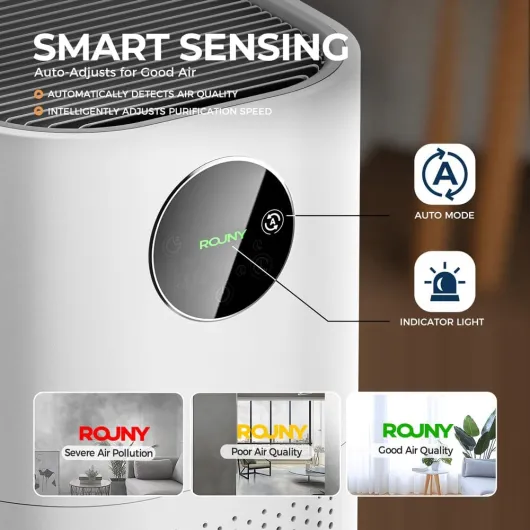 2-in-1 Air Purifier and Humidifier H13 HEPA Carbon Filtration for 20–50㎡ Bedroom Removes Dust Smoke Pollen with 25dB Sleep Mode