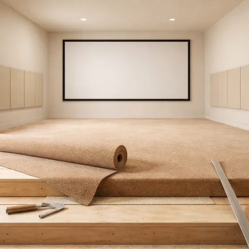 How movie theater carpet transforms a home cinema into a true theatre experience