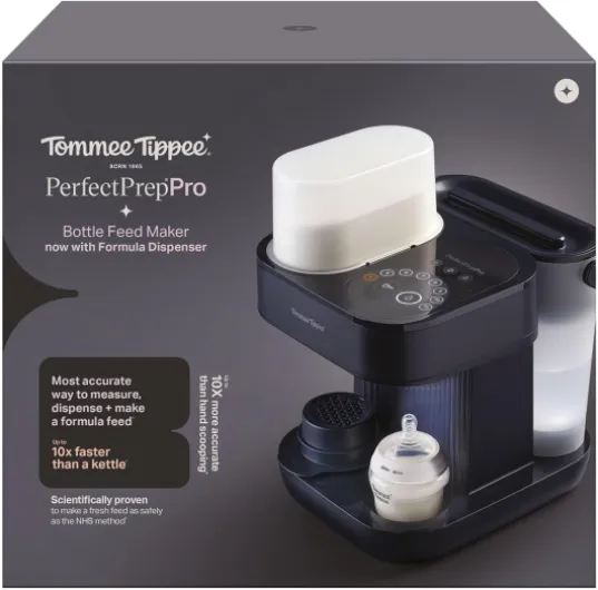 Perfect Prep Pro Machine, Formula Powder Dispenser & Baby Bottle Maker with Antibacterial Water Filter & Personalised App Support Prep Pro Set
