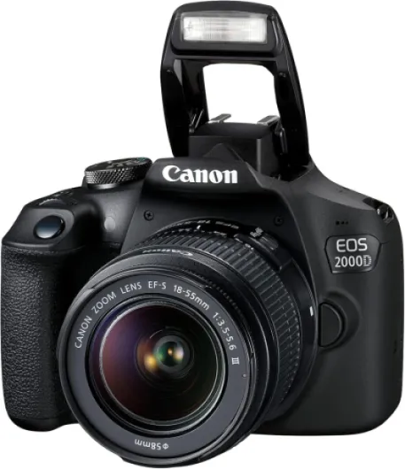 Canon EOS 2000D + EF-S 18-55mm III Lens - Easy-to-use DSLR Camera with a Versatile Lens, Ideal for Portraits and Landscapes