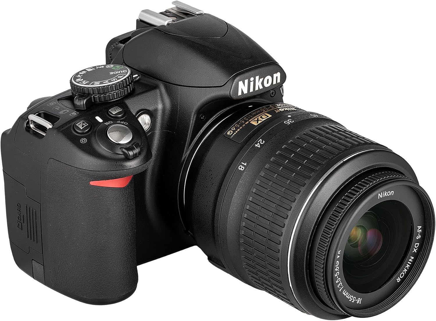 Nikon D3100 Digital SLR Camera with 18-55mm VR Lens Kit (14.2MP) 3 inch LCD (Renewed)