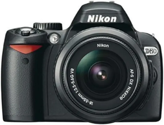 Nikon D60 Digital SLR Camera - Black (AF-S DX Nikkor 18-55 mm f/3.5-5.6G VR) (Renewed)