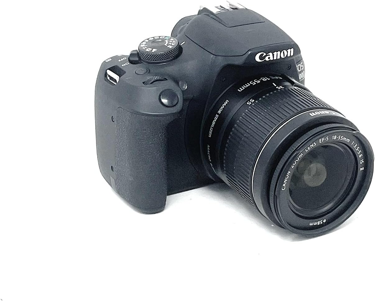 Canon EOS 2000D DSLR Camera and EF-S 18-55 mm f/3.5-5.6 IS II Lens - Black Body + 18-55 mm Lens