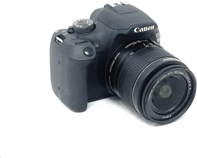Canon EOS 2000D DSLR Camera and EF-S 18-55 mm f/3.5-5.6 IS II Lens - Black Body + 18-55 mm Lens