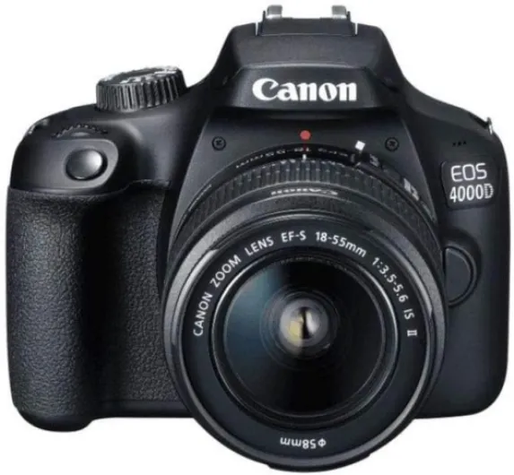 Canon EOS 4000D Kit + EF-S 18-55 DC III + 75-300 DC, 3011C010 (III + 75-300 DC) (Renewed)