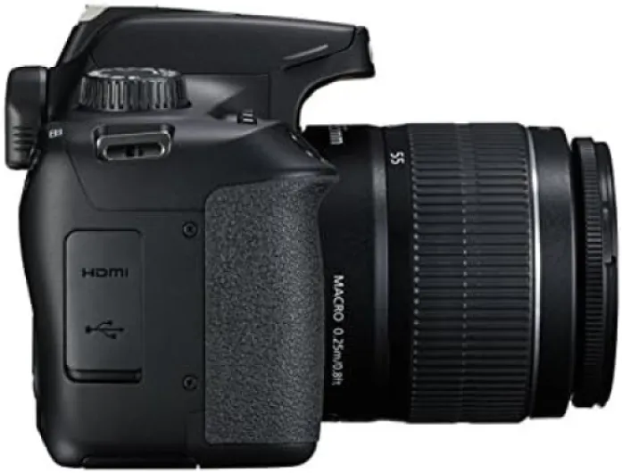 Canon EOS 4000D DSLR Camera and EF-S 18-55 mm f/3.5-5.6 III Lens - Black (Renewed) Body + 18-55mm Lens