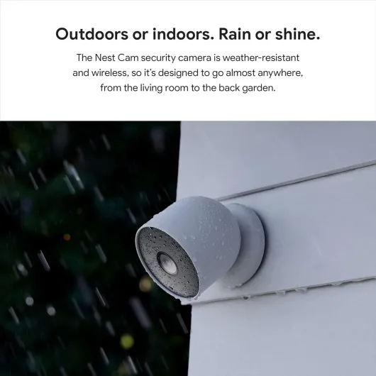 Nest Cam (Outdoor / Indoor, Battery) Security Camera - Smart Home WiFi Camera - Wireless, 2-Pack