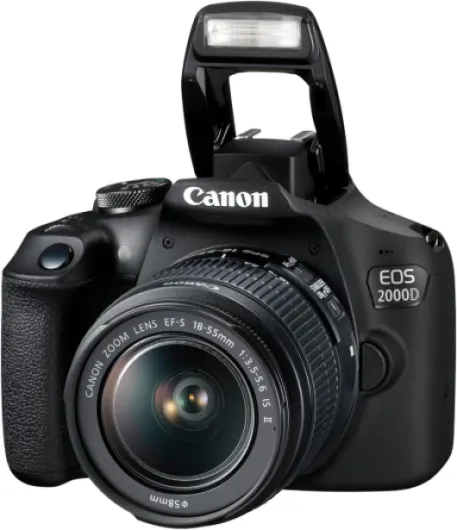 Canon EOS 2000D + EF-S 18-55mm F3.5-5.6 IS II Lens + Spare Battery - Easy-to-use DSLR Camera with a Versatile Lens and a Spare Battery, Ideal for Portraits and Landscape - Amazon Exclusive 18-55mm IS II Kit with extra battery