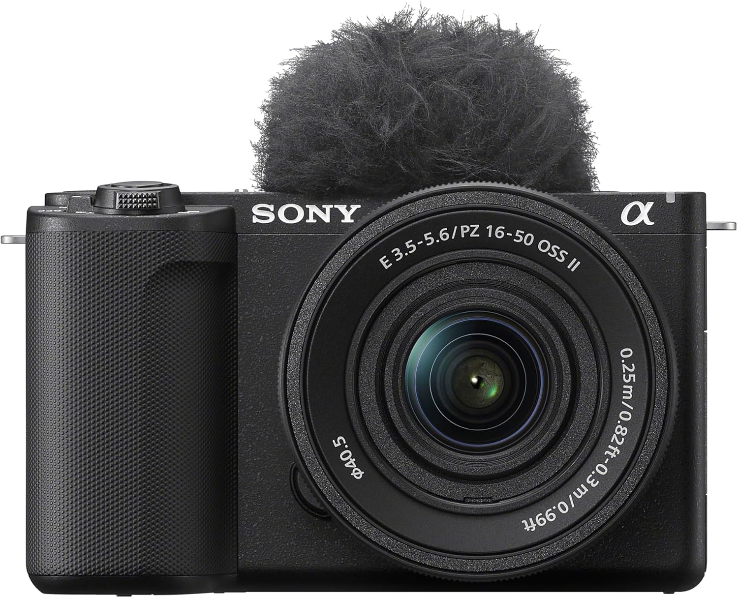 Sony Alpha ZVE10 II - APS-C Replaceable Mirrorless Content Creator Camera Body w/16-50mm F3.5-5.6 lens Black