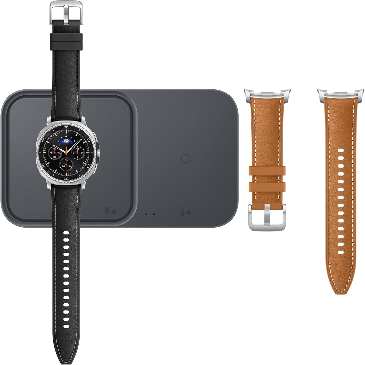 Galaxy Watch8 Classic 46mm, AI Smart Watch with Cushion Design and Rotating Bezels, with Hybrid Band and Wearable Display, Bluetooth, Black, 3 Year Extended Warranty (UK Version) Black 46mm 64GB Storage, BT + Dual GPS