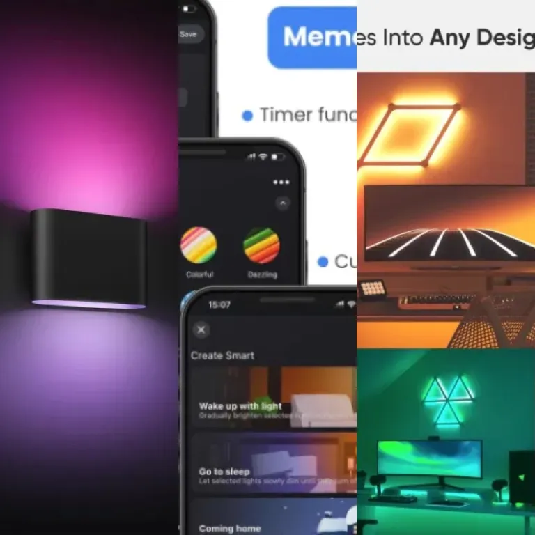 Comparison of the 2 best smart wall lights (2026)