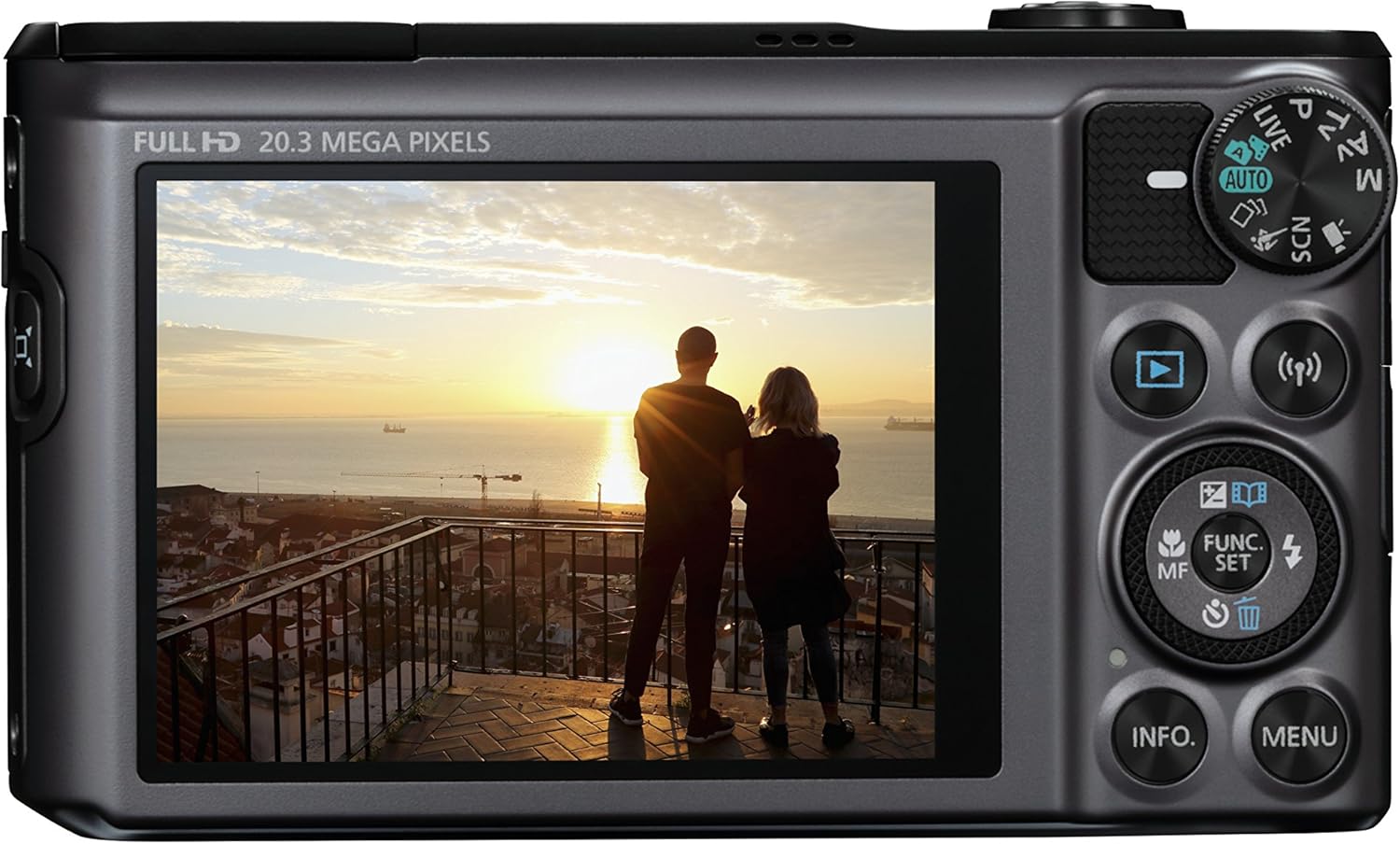 Canon PowerShot SX720 HS Digital Camera - Black (20.3 MP) (Renewed)