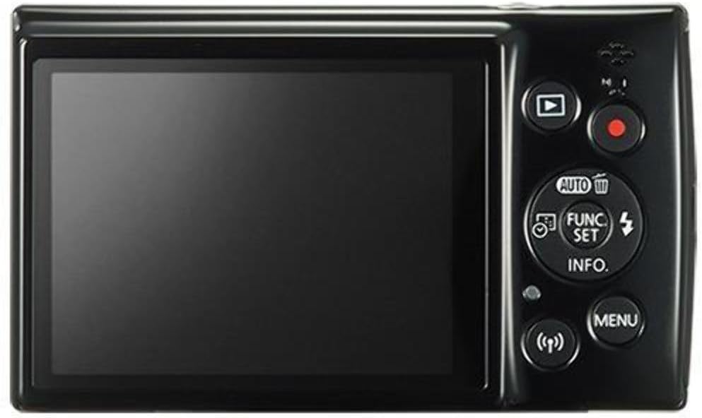 Canon IXUS 190 Compact 20 MP Digital Camera, 1/2.3 Inch, CCD, 5152 x 3864 Pixels - Black (Renewed)