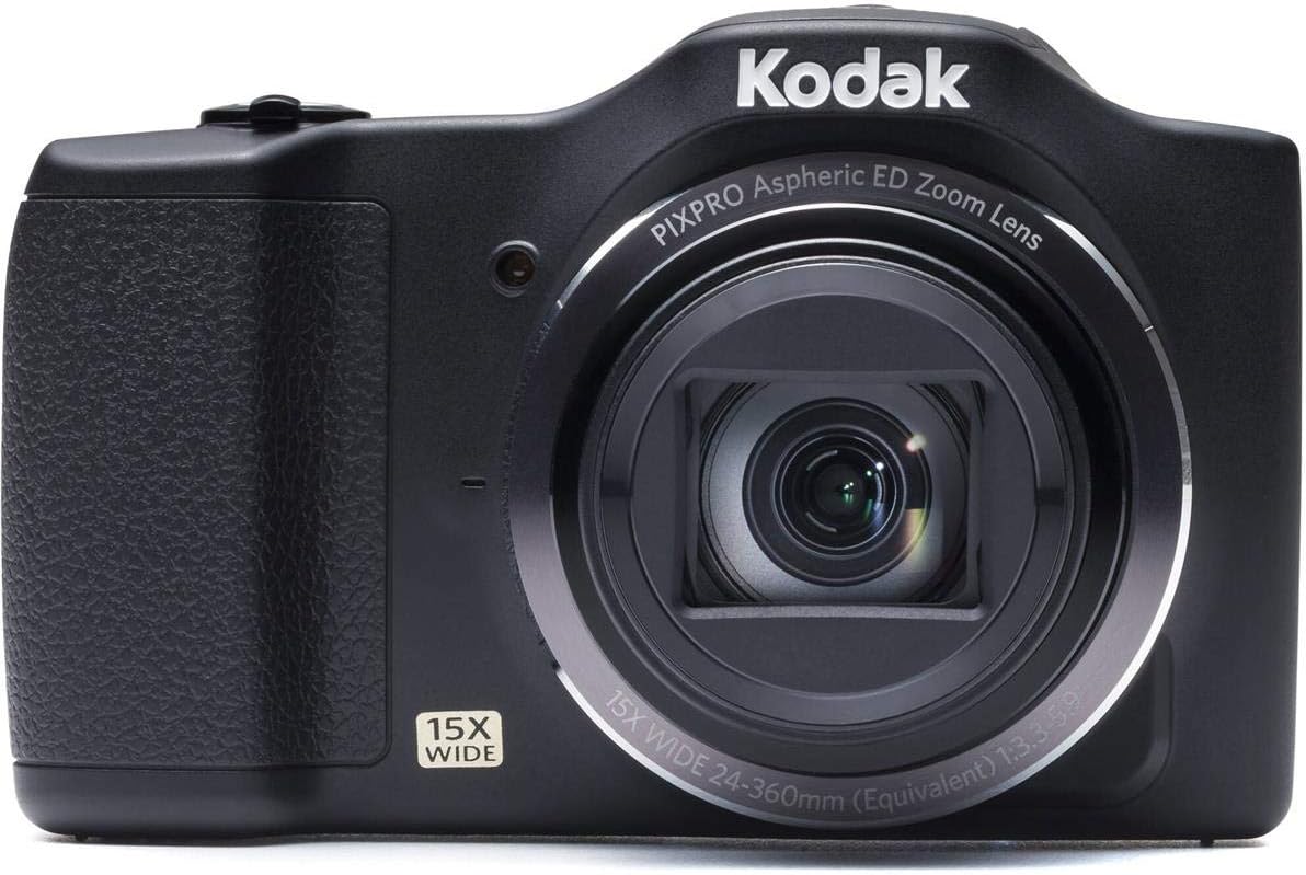 PIXPRO FZ152 Camera - Black (16MP 15x Zoom 24mm Wide Lens OIS HD)