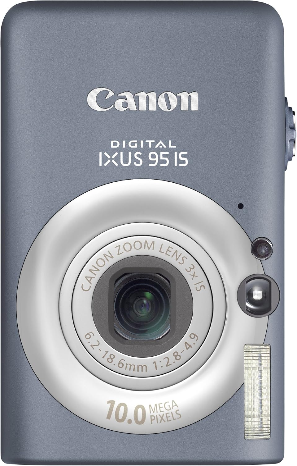 Canon Digital IXUS 95 IS Digital Camera - Grey (10 MP, 3.0x Optical Zoom) 2.5" LCD (Renewed)