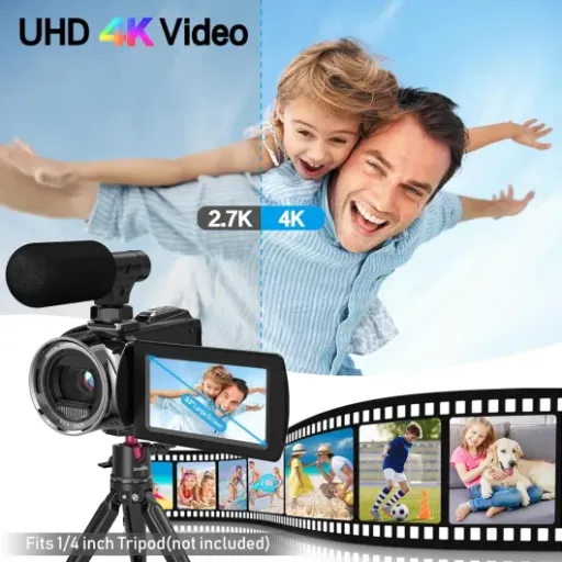 Rumyums 4K Camcorder Review: cheap entry-level camera for kids and beginner vloggers
